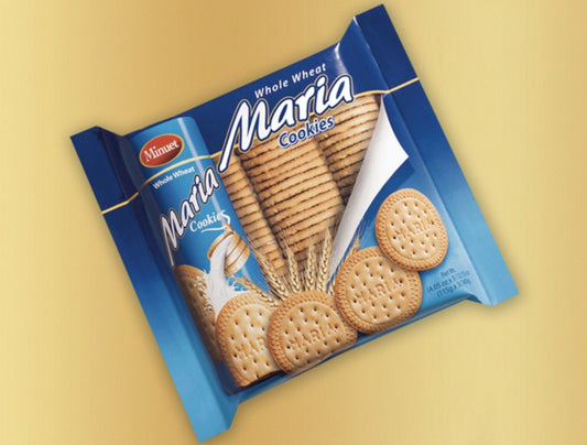 Minuet Whole Wheat MARIA Cookies 3pk 12.15 oz x 24 - YA120