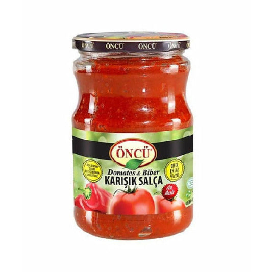ONCU Tomato & Pepper Mix Paste 370g/ Karisik Salca 1cs/12pcs