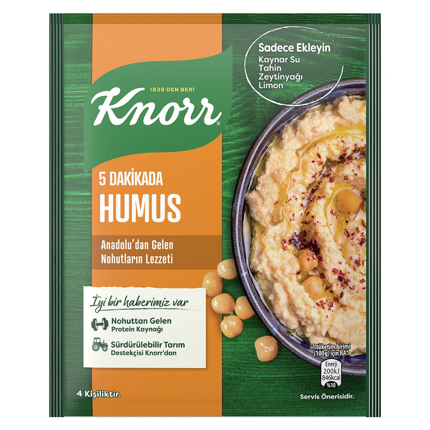 V1 KNORR Humus 75g 1cs/12pcs