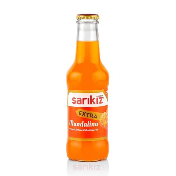 Sarikiz, Mandalina Soda (Clementine Sparkling Water), 200ml x 24 - SK13