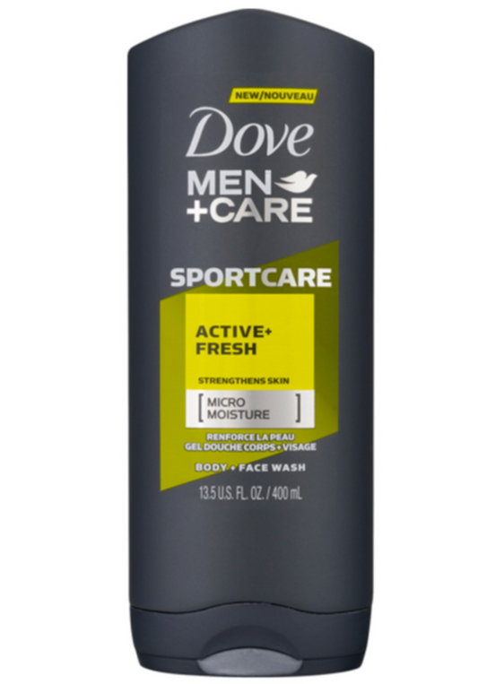 DOVE MEN CARE+ BODY WASH | 400 ML X 12 | ACTIVE FRESH - OVMC106