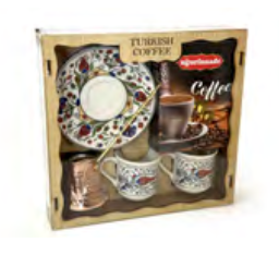 Ugurluzade Topkapi Coffee Set (Cini Desen) | 12/CS - 548