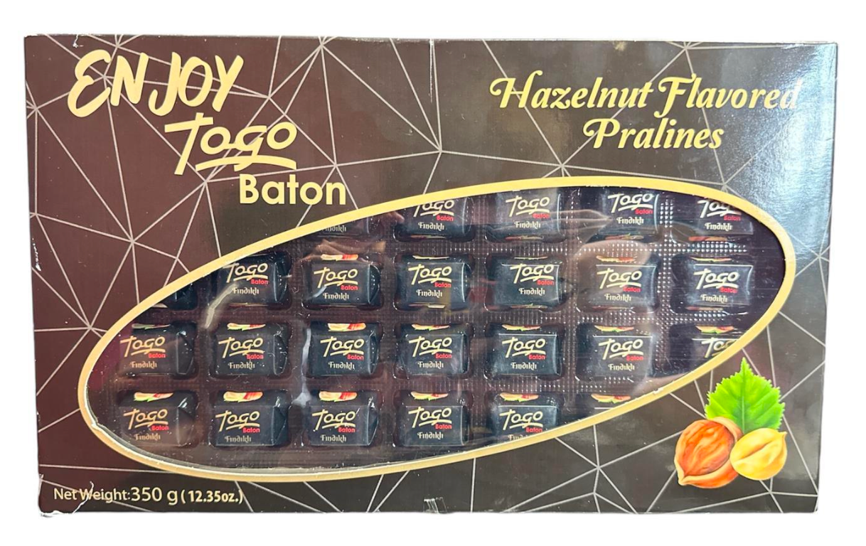 Enjoy Togo Gift Chocolate Black 12.34 Oz. (350g) x 12 Pcs. - Togo-002