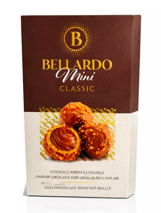 Bellardo Hazelnut  Chocolate Wafer 4.23 Oz. x 12 Pcs.