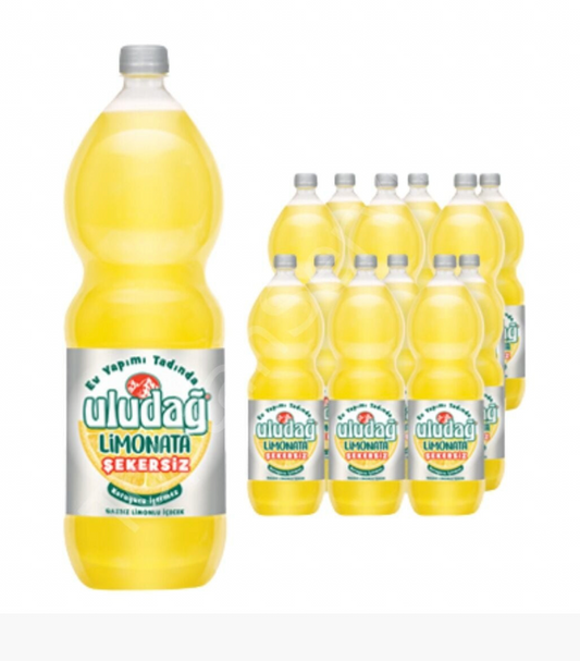 Uludag Lemonade Suger Free / Limonata Sekersiz 1lt X 12pcs