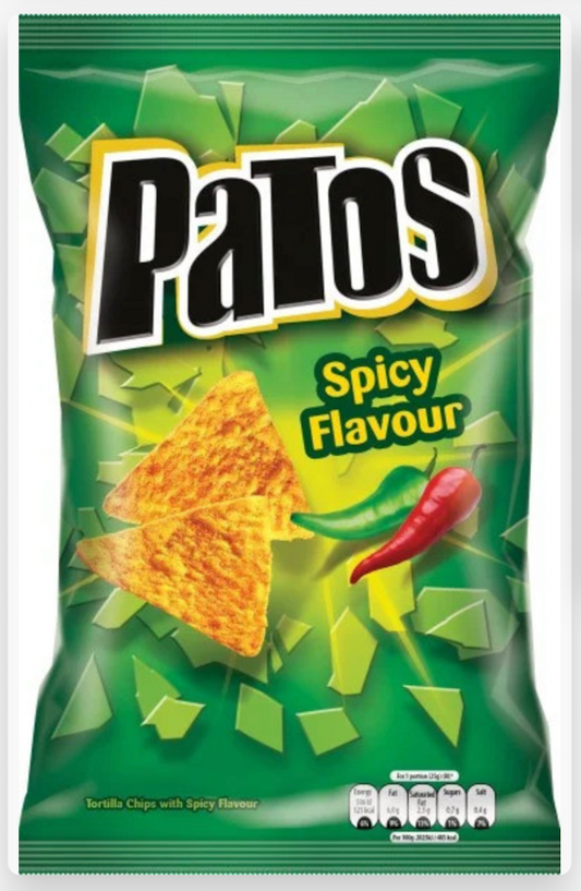 PATOS Spicy Chips Family Plus 100g 1cs/30pcs