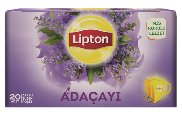 LIPTON Sage Tea / Ada Cayi 30g - 20pc X 12