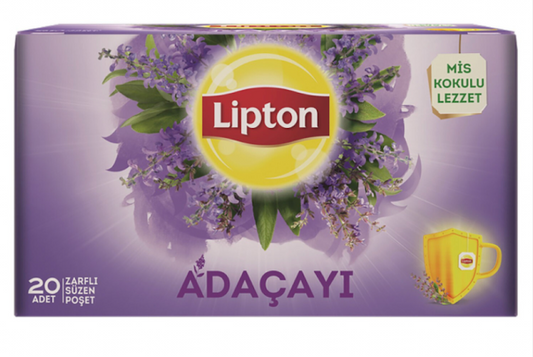 LIPTON Sage Tea / Ada Cayi 30g - 20pc X 12