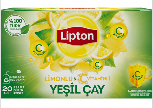 LIPTON Green Tea Lemon 30g - 20pc X 12