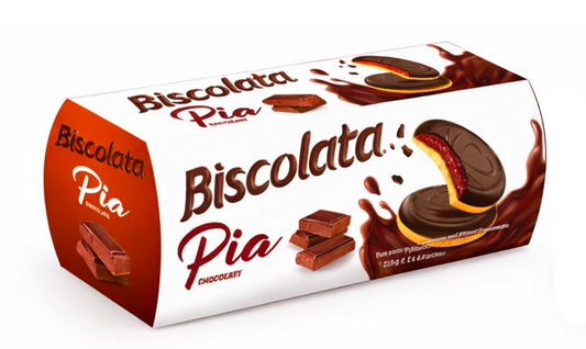 Biscolata Pia Chocolate 3.53 Oz. 12 Pcs. - BIS-006