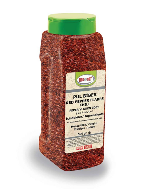 Bagdat Red Pepper Flakes / Pul Biber 500Gr X 6