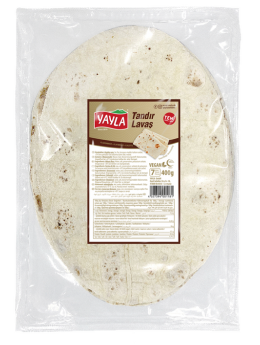 YAYLA TANDIR FLATBREAD 400GRX16 (7 PCS IN A BAG)
