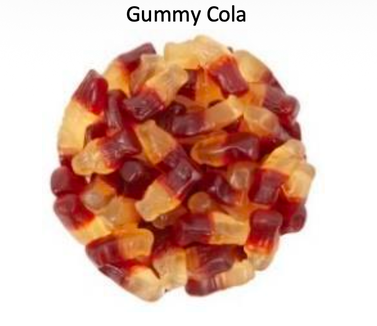 YAY FUN Bulk Gummy Gummy Cola  5lbs. X 4Pcs