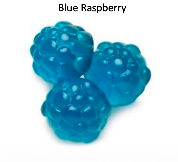 YAY FUN Bulk Gummy Blue Raspberry  5lbs. X 4Pcs