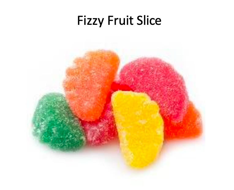 YAY FUN Bulk Gummy Fizzy Fruit Slice 5lbs. X 4Pcs