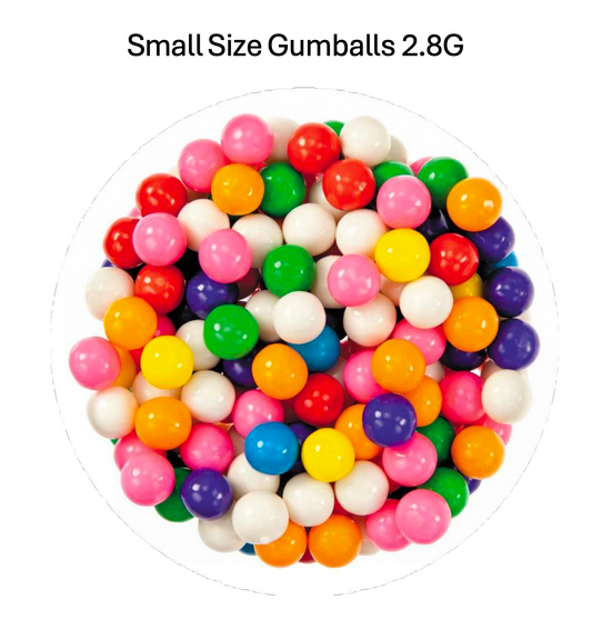 YAY FUN Bulk Small Size Gumballs 2.8G - 2.2lbs. X 12 Pcs (Total 26.45lbs)