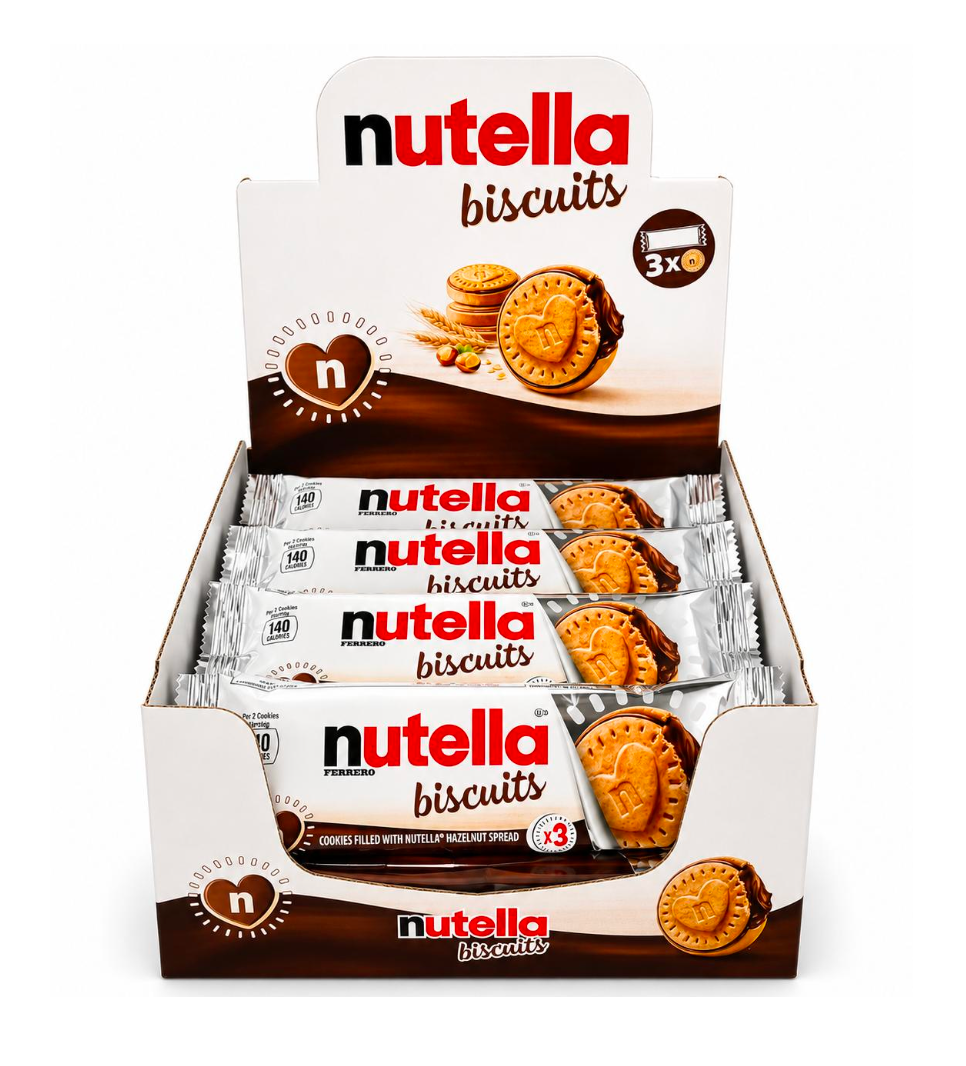 Nutella Biscuits 3 Pack x 28 Pcs.