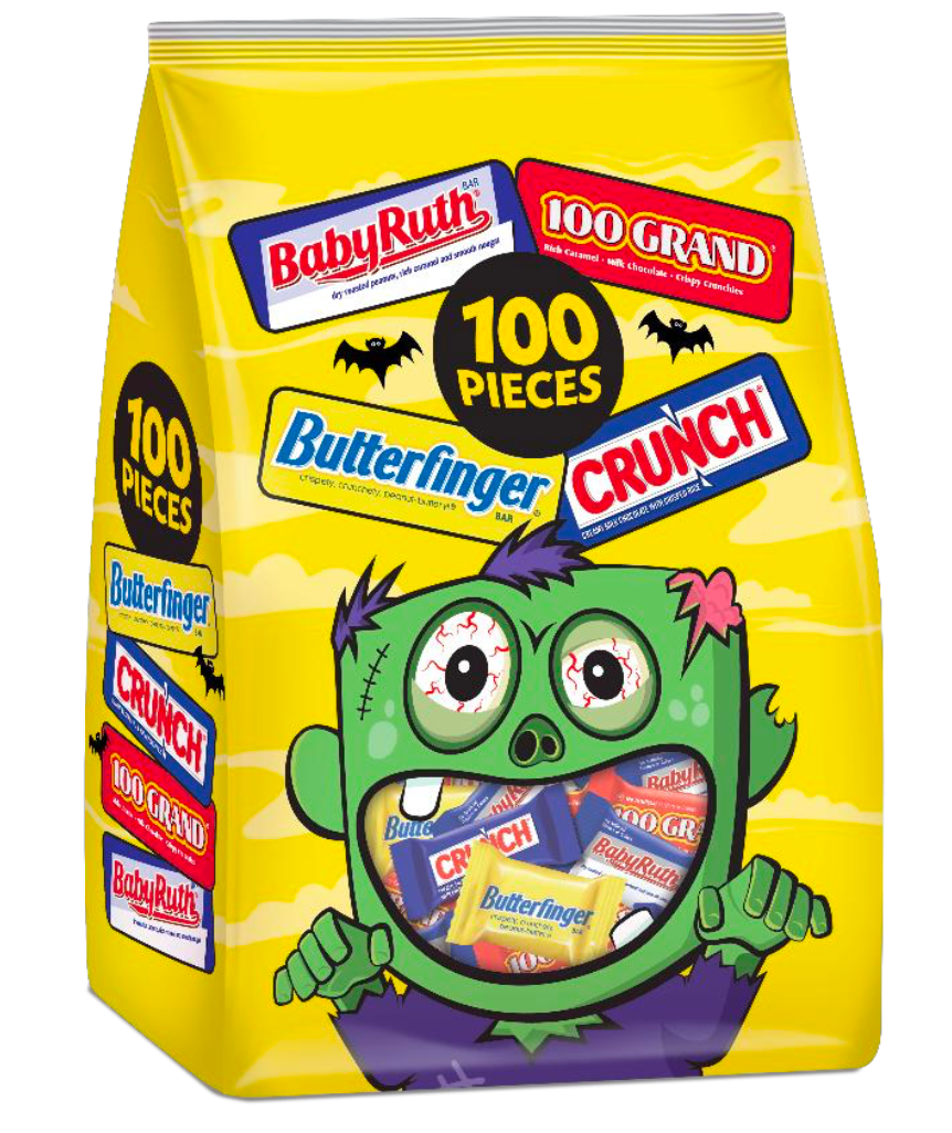 Assorted Chocolate Halloween Pack 100 Pieces 40.7 Oz. x 6 Pcs.