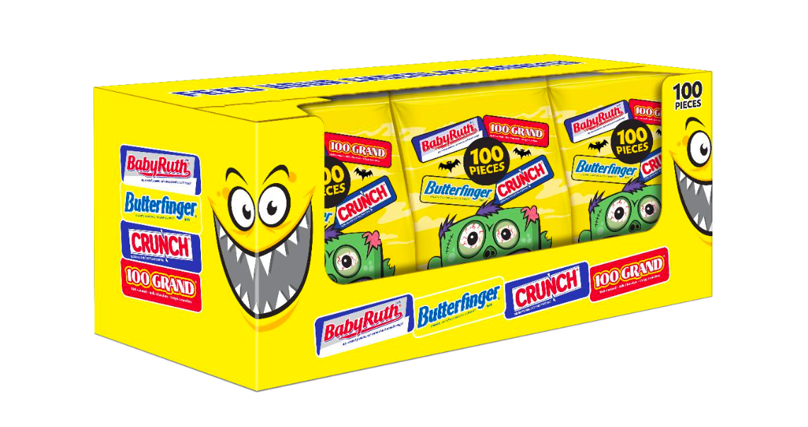 Assorted Chocolate Halloween Pack 100 Pieces 40.7 Oz. x 6 Pcs.