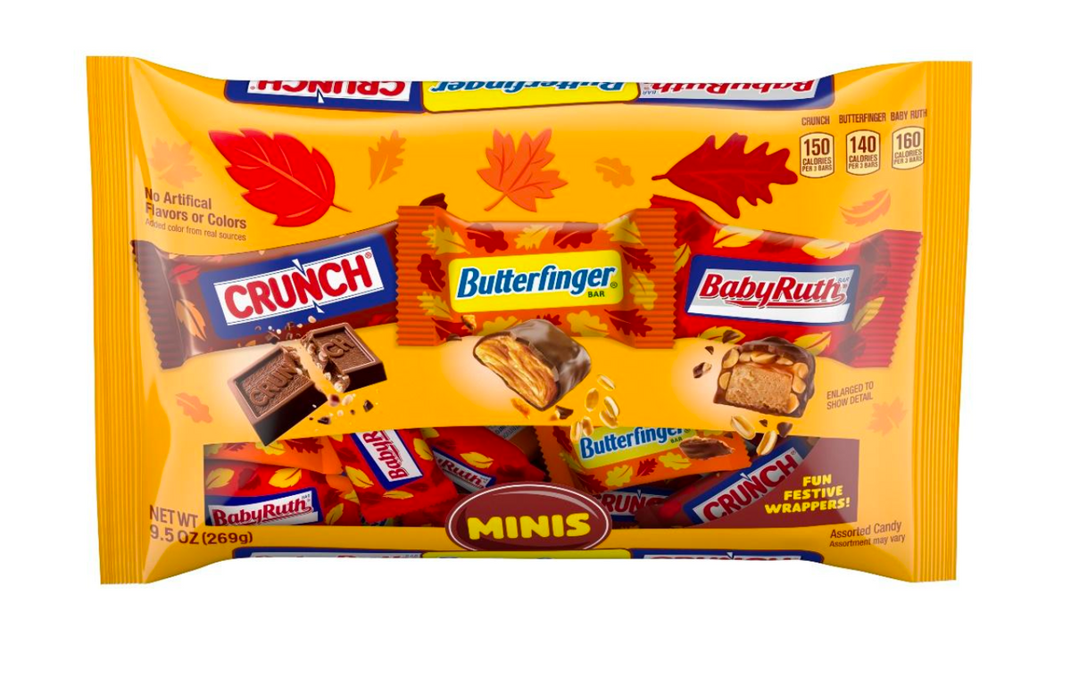 Assorted Chocolate Halloween Pack Harvest Minis 9.5 Oz. x 24 Pcs.