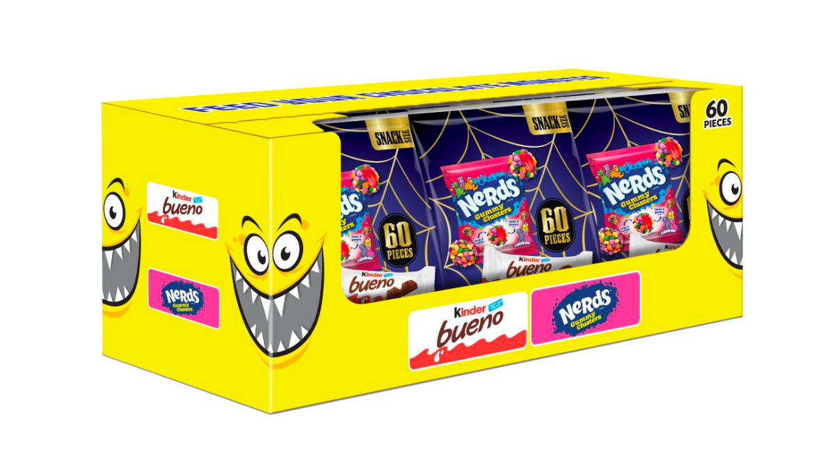Nerds – Bueno Halloween Pack 60 Pcs. (26.3 Oz.) x 6 Pcs.