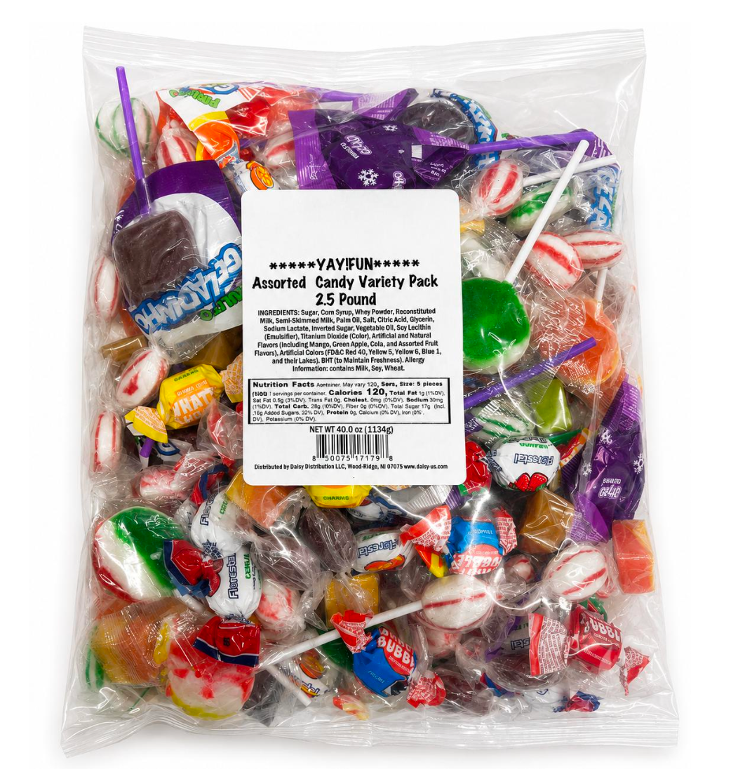 YayFun Halloween Candy Mix 40 Oz. x 7 Pcs.