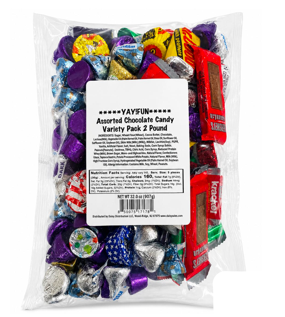 YayFun Halloween Chocolate Mix 32 Oz. x 7 Pcs.