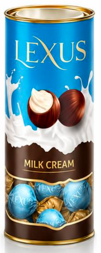 Lexus Milky Compound Chocolate Cylinder MILK - 14.11 oz  X 12