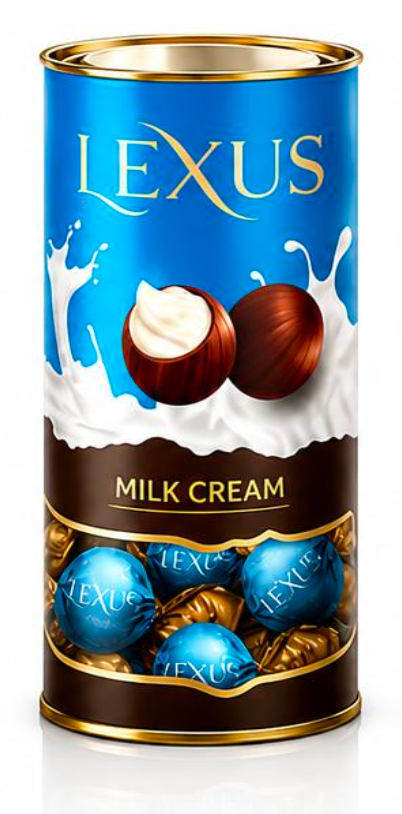 Lexus Milky Compound Chocolate Cylinder MILK - 6.35 oz X 24