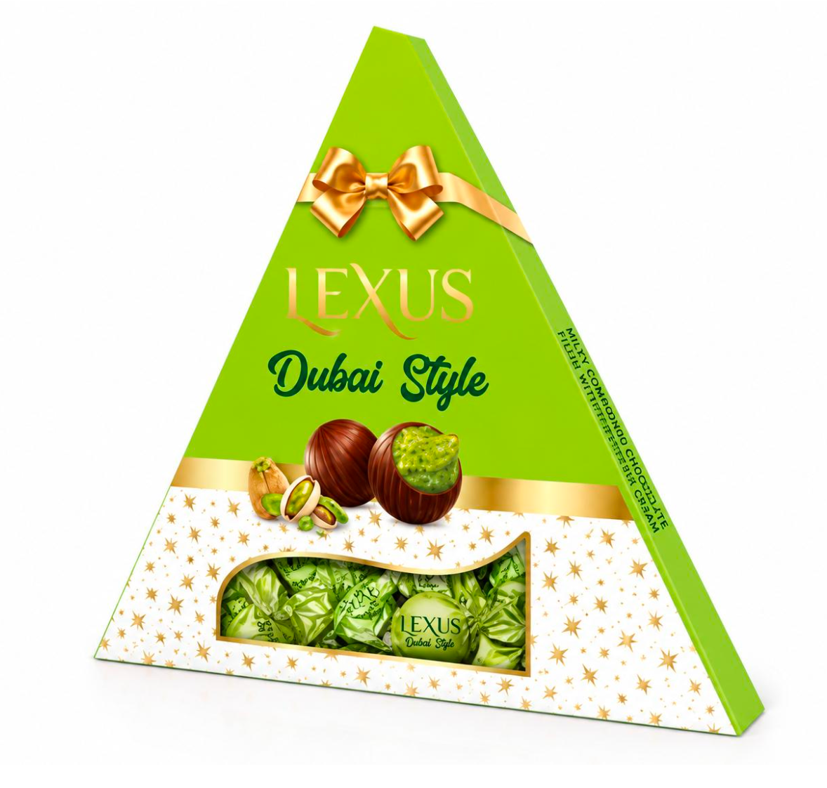Lexus Dubai Style Chocolate Triangle 4.23 oz X 18