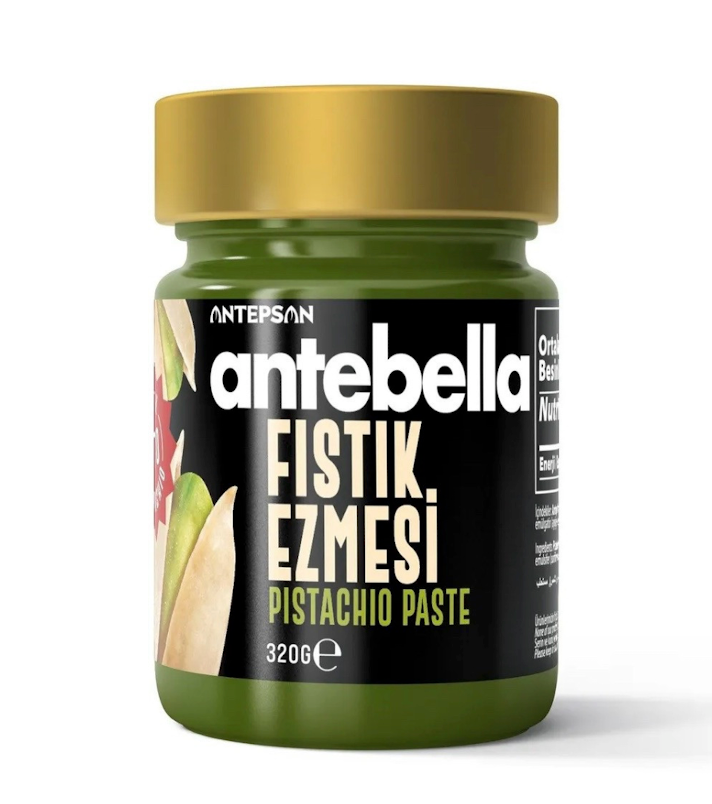 ANTEBELLA SPREADABLE PISTACHIO SPREAD 30% 320grX12/CS - APS220