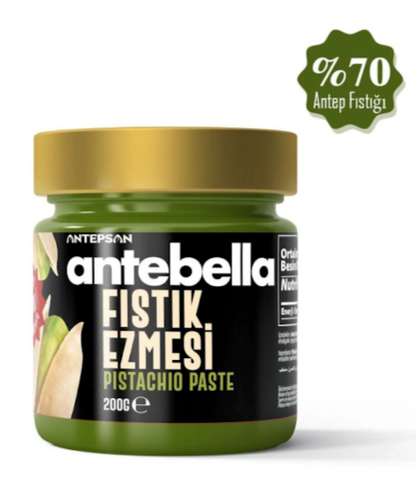 ANTEBELLA SPREADABLE PISTACHIO SPREAD 70% 200grX12/CS - APS221