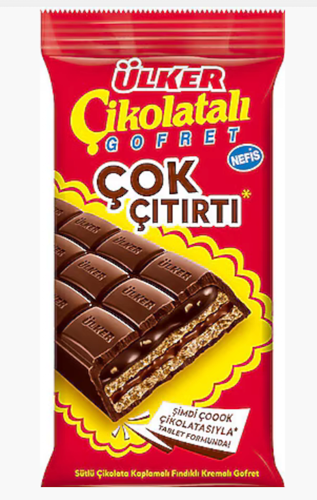 Cikolatali Gofret Cok Citir Tablet (100gr*6)*6