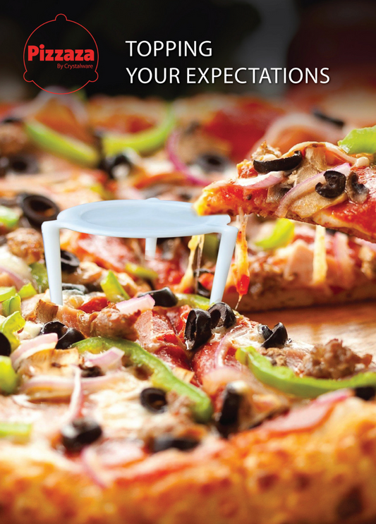Pizza Toppers White Plastic - Size 1.5" - 1000/cs