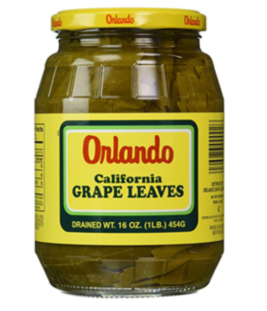 Orlando Grape Leaves 12x1lb (0.5kg) Jar, glass