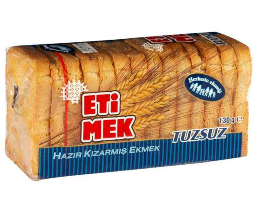 ETiMek Crispy Bread (No Salt) 148g 1cs/12pcs