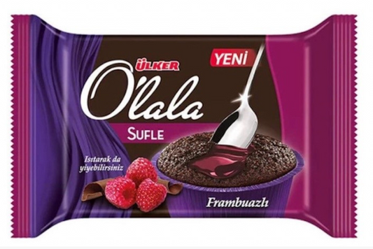Ulker Olala Sufle Frambuaz / Souffle Raspberry 70 Gr X 12