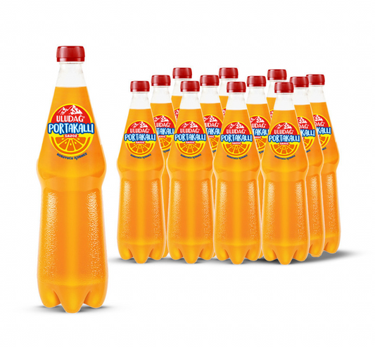 Uludag Efsane Orange Soda / Gazoz Portakalli 1lt X 12pcs