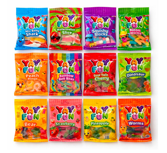 YAYFUN Gummy Shipper 4oz (113g) X 90 + Red Stand