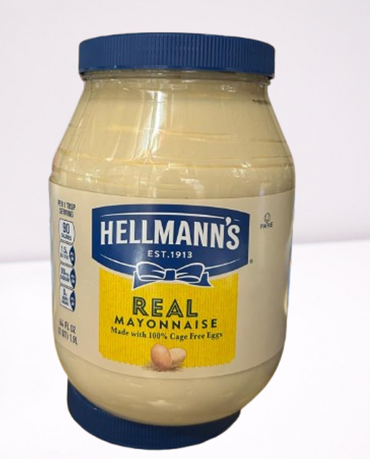 HELLMANN'S MAYONNAISE | 64 fl oz (1.9L) x 6 pcs || REAL - HM64