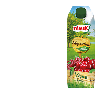 TAMEK Prizma Sour Cherry Drink 1 Lt Tetra 1cs/12pcs