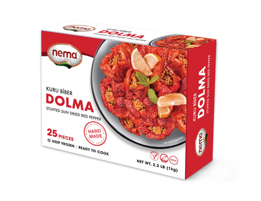 Nema Stuffed Sun Dried Red Pepper(12 x 2.2 Lb) - MLN16