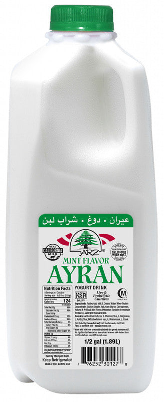 YD1/2G ARZ Yogurt Drink Ayran Mint 1/2 Galon 1/6pcs