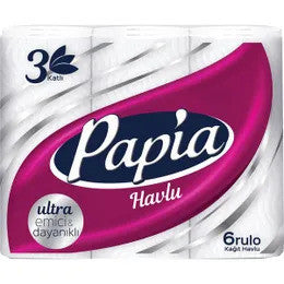 PAPIA Toilet Paper 6pck 1cs/12pcs