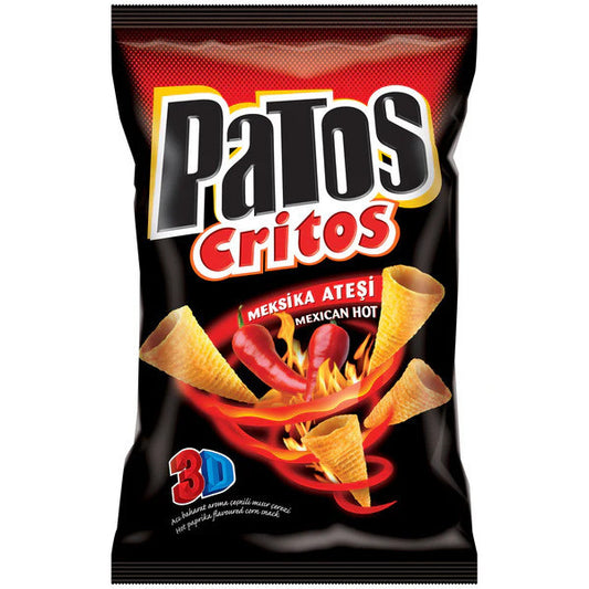 PATOS Critos Mexican Hot Chips 100g 1cs/24pcs