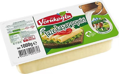 AA YORUKOGLU Kashkaval  Cheese 1000g / 2.2 Lb 1cs/9pcs