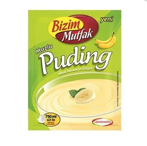 U2 ULKER BIZIM Pudding Banan 120g 1cs/24pcs