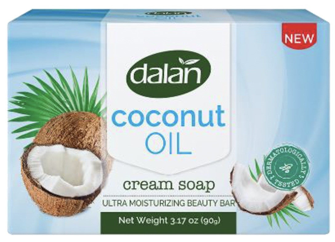 Dalan COCONUT OIL Soap 3.2 oz | 3-PK 24/cs | NEW | - D9055