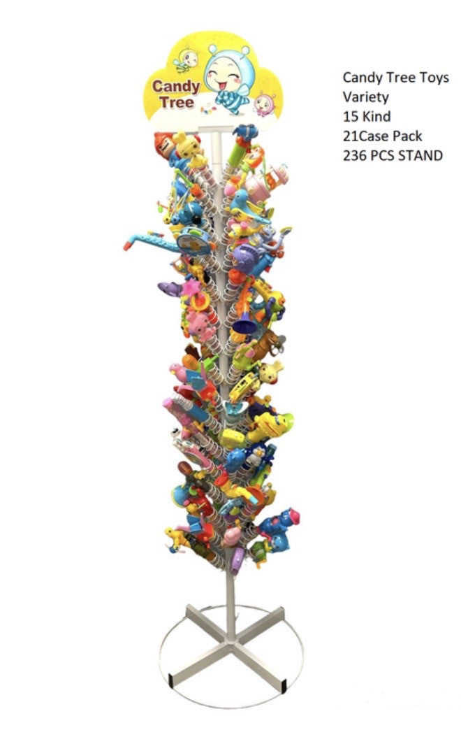 Candy Tree Toys Variety 15 Kind, 21Case Pack || 236 PCS STAND - DSY03