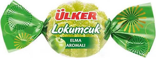 ULKER Lokumculuk Apple Candy 1000g 1cs/5pcs